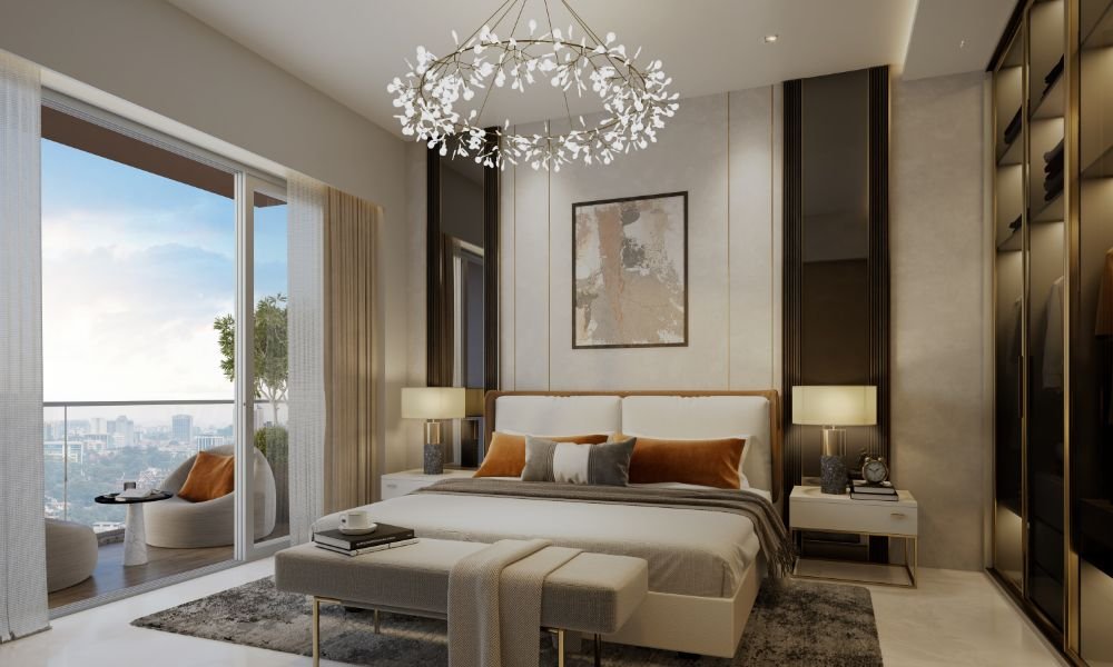 L&T Panvel Crestoria Estate evening ambience
